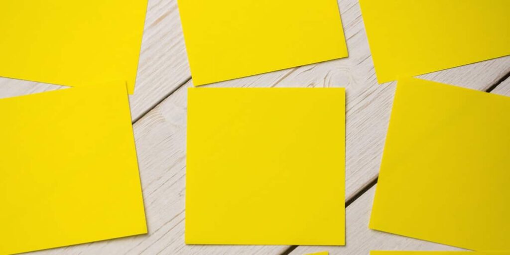 5 Cosas para concentrarse mejor en las tareas diarias - Post its